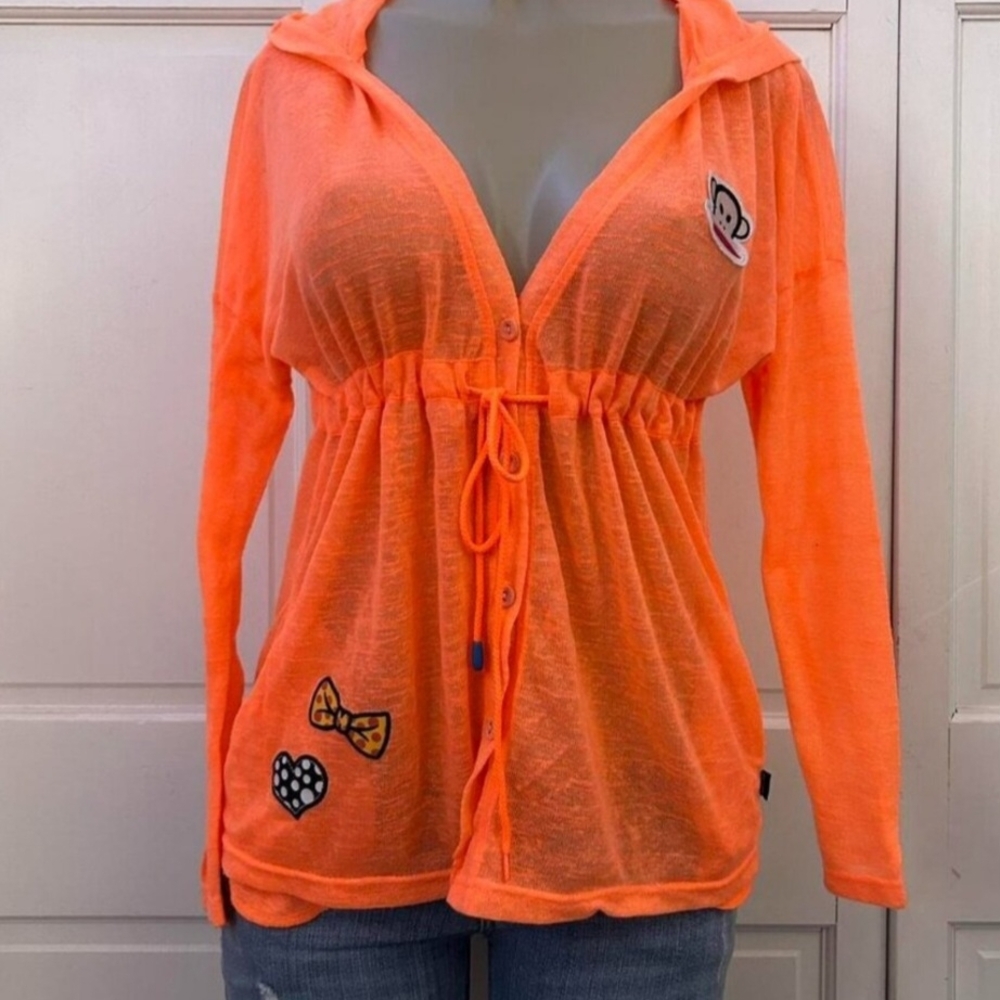 Rare Paul Frank Y2K Hooded Top